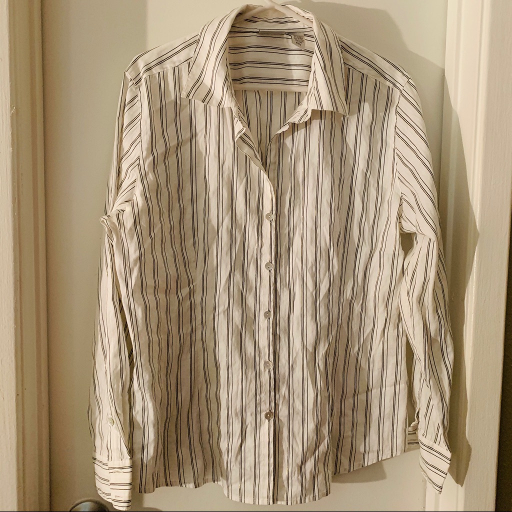 Chico’s Striped Button Down